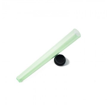 tube cône plastique vert ouvert